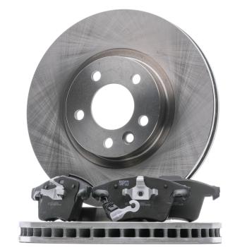 Brake disc set with brake pads - front (47777), VW Bus T5